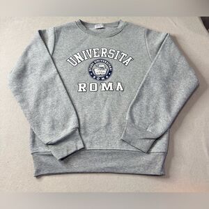 Gray Universita Roma Sweatshirt Volare Tag Size L
